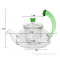 600 ml nieuwe design glazen theepot waterkoker